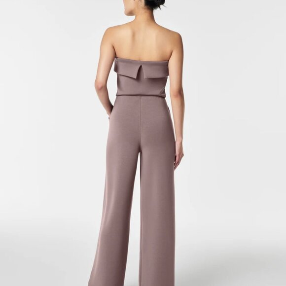 NWT - SPANX® Air Essentials Strapless Jumpsuit Smoke - Size: XLarge - Picture 4 of 4